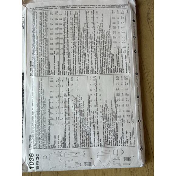 Simplicity S0680 DC Comics Super Girl & Bat Girl Costumes Sz 6-14 UNCUT Pattern - Picture 3 of 4